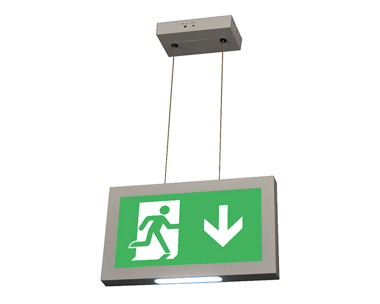 LE2915-B-ledning Suspenderet loft monterede udgangsskilte