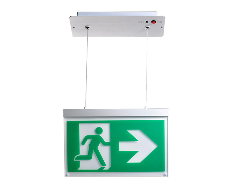 LE2916-B aluminiumsnor suspenderet loft monterede udgangsskilte