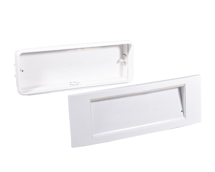 LE511AD klar polycarbonatdiffusor & ABS Housing Emergency Light