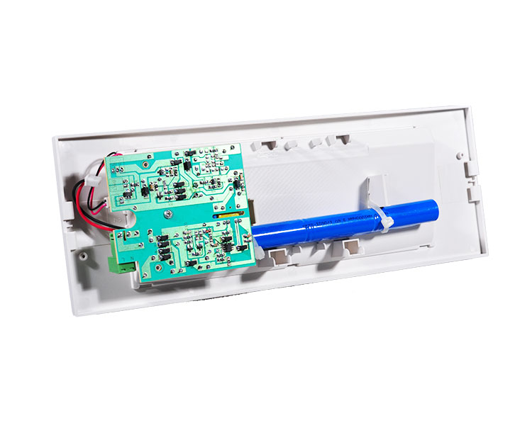 LE511AD klar polycarbonatdiffusor & ABS Housing Emergency Light