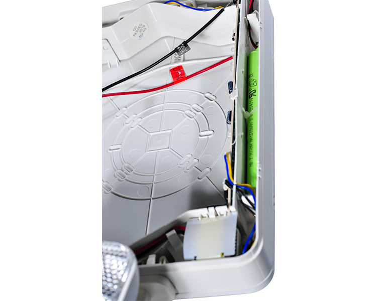 JLEC2BCW-BI-Color LED Combo Emergency Exit-skilt med LED-hoveder