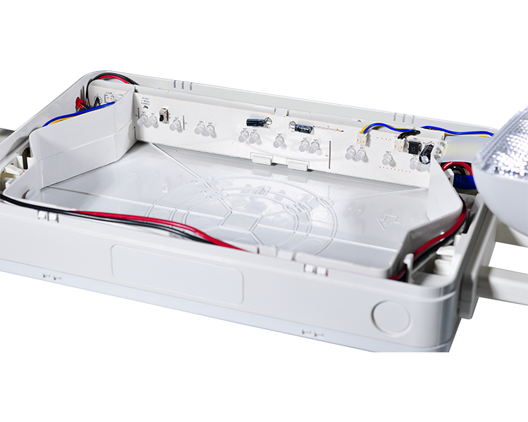 JLEC2BCW-BI-Color LED Combo Emergency Exit-skilt med LED-hoveder