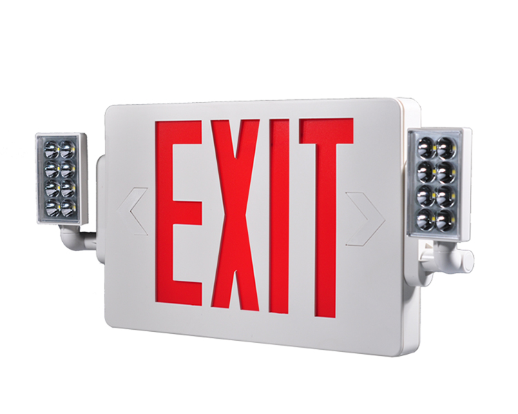 Jlecd2rw-Emergency Fire exit-lys med røde bogstaver