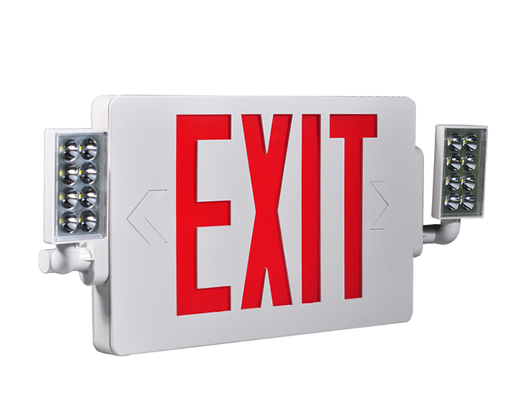 Jlecd2rw-Emergency Fire exit-lys med røde bogstaver