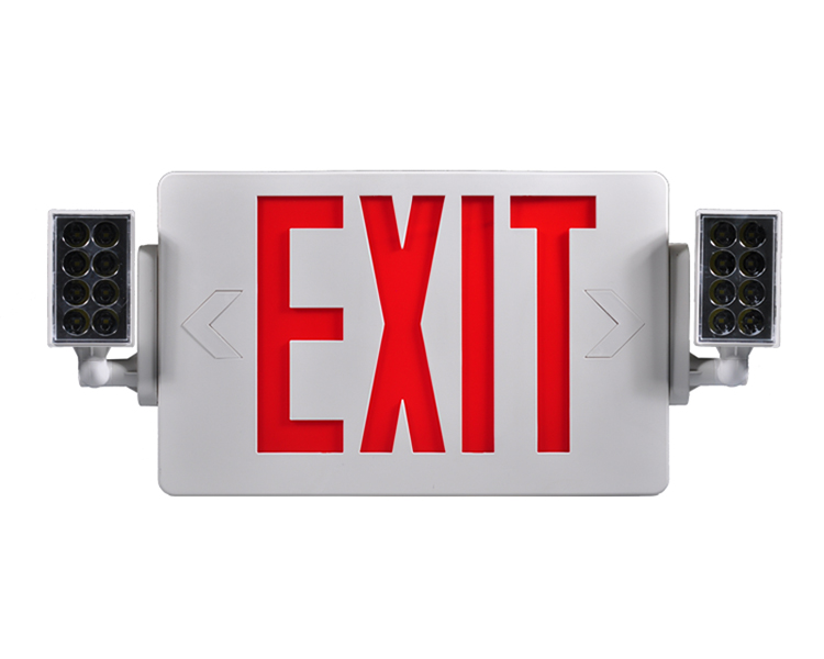 Jlecd2rw-Emergency Fire exit-lys med røde bogstaver