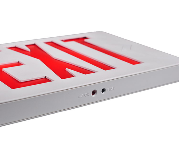 Jleed2rwem-New Slim Red LED-udgangsskilt