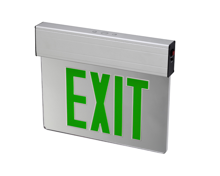 JELEX2GM-DOUBLE Face Emergency Exit-skilt med sølvforingspapir