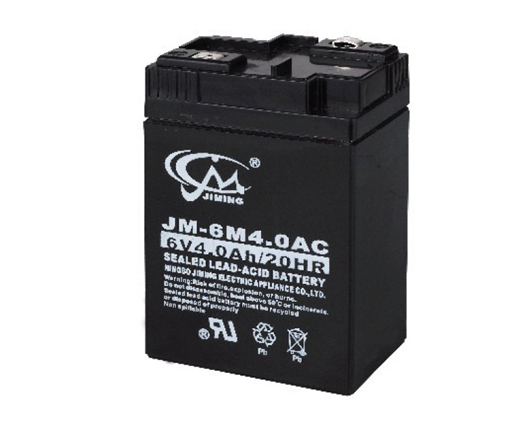 Genopladelig blybatteri 6V 4AH