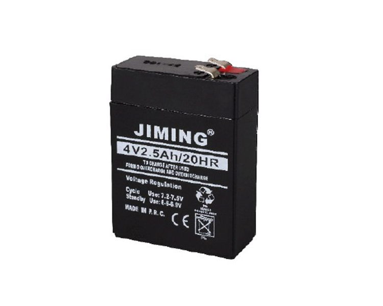 Genopladelig blybatteri 4V 2.5AH